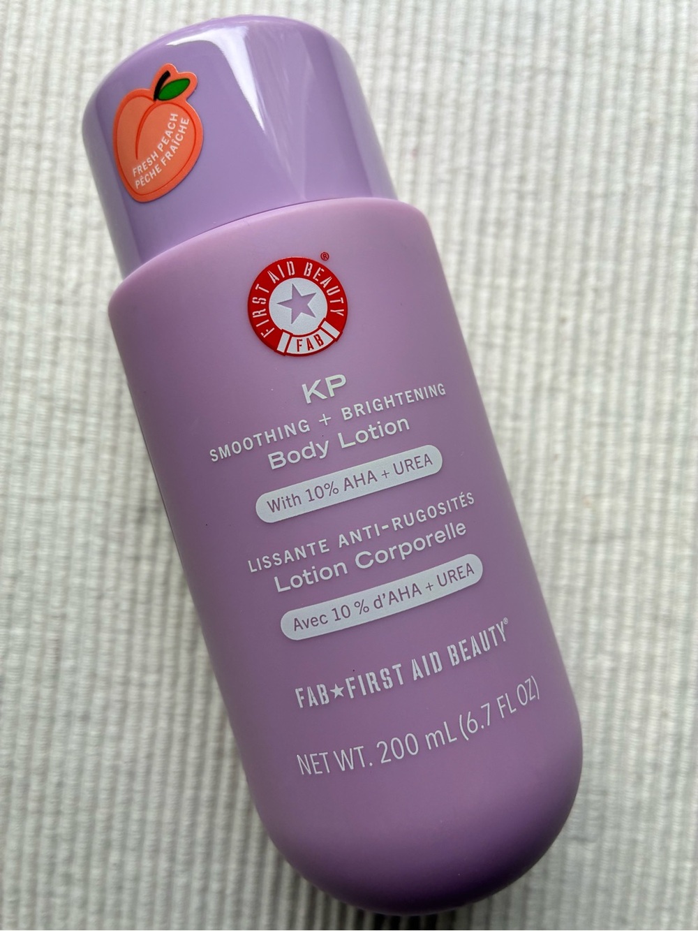 First Aid Beauty KP Smoothing + Brightening Body Lotion with 10% AHA + Urea
